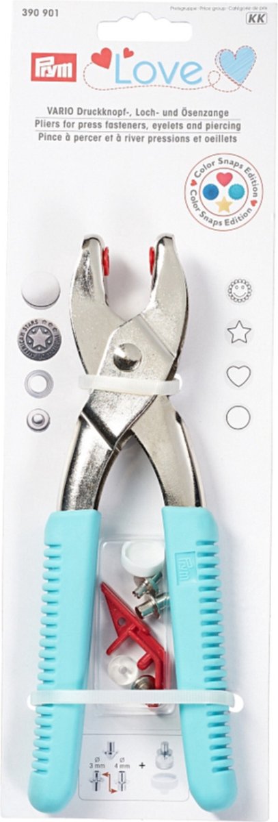   Love VARIO-tang + gereedschap Color Snaps mint