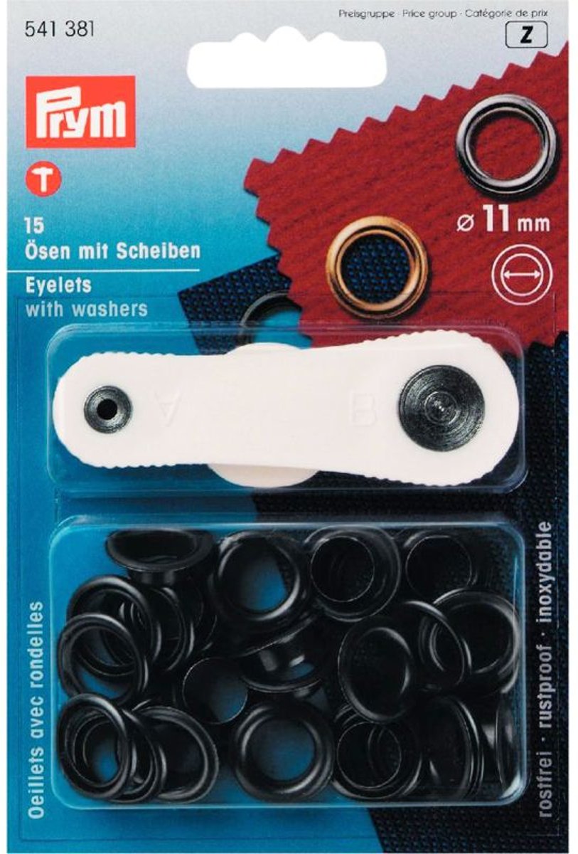 Prym Ringen met schijven Gebronsd 11 mm