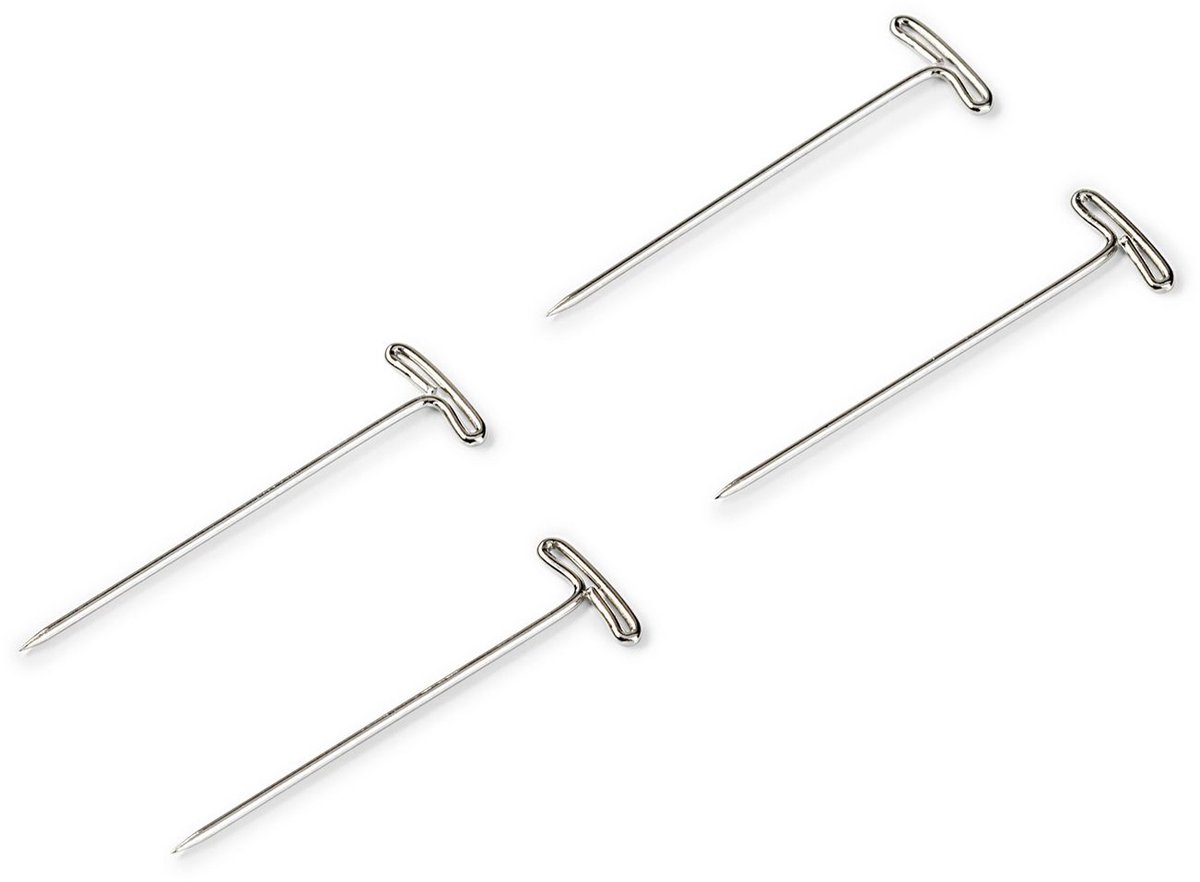   T-spelden staal 0.75x32mm zilver.