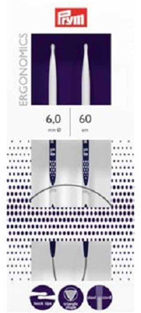 Prym ergonomics ronbreinaald 6,0 mm  60 cm