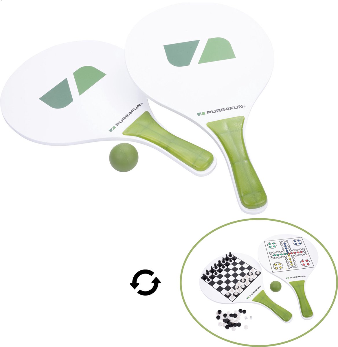   - Beach tennis set - 2 rackets