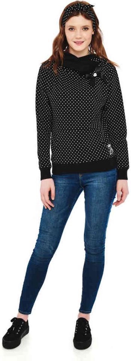 Pussy Deluxe Sweater/trui -L- Dots Zwart