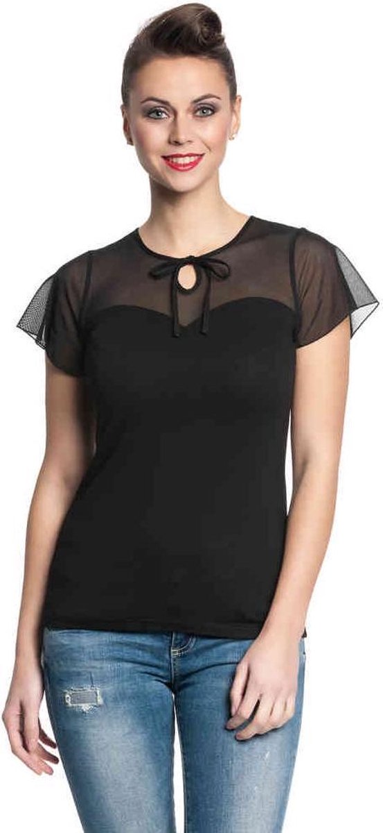 Pussy Deluxe Top -3XL- Lovely Chic Zwart