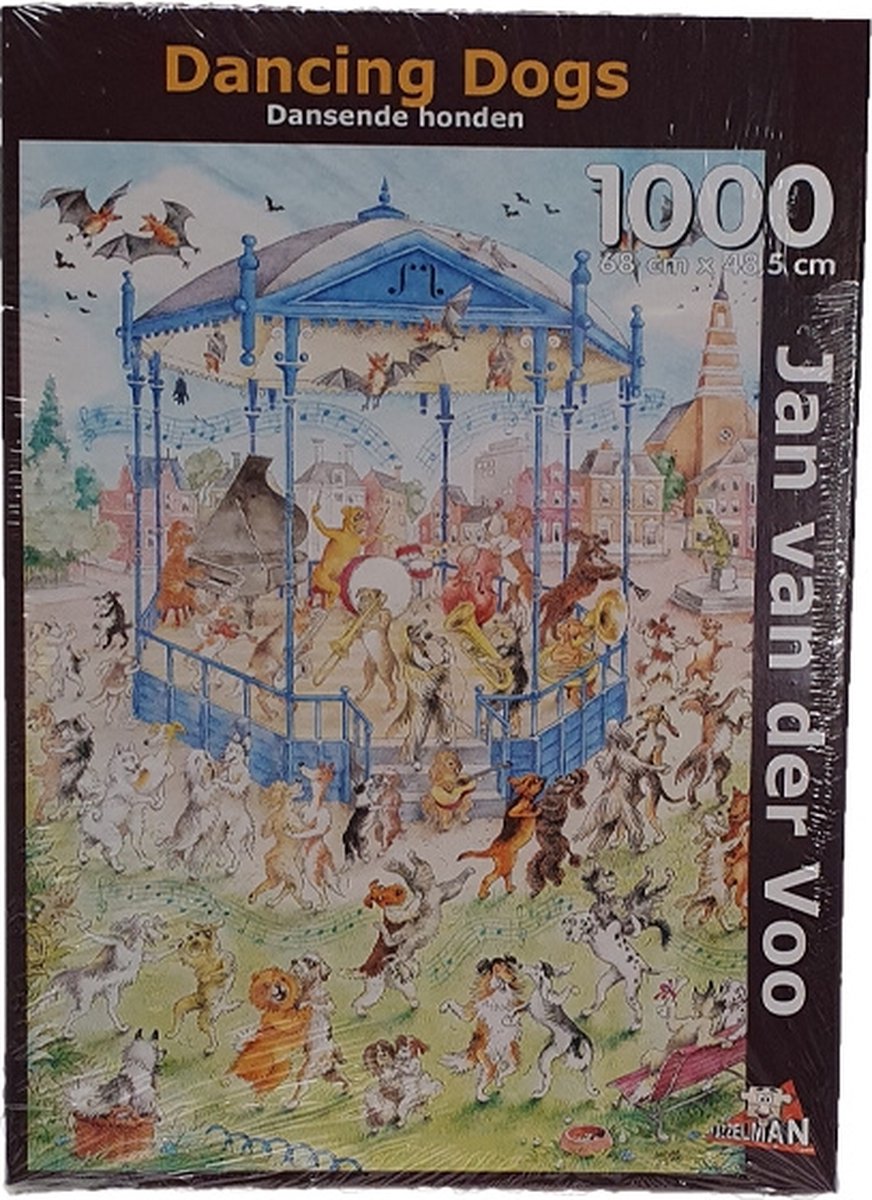 Puzzel - Dansende Honden - Jan van der Voo (1000)