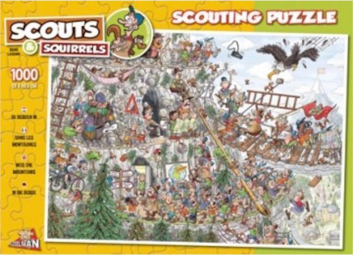 Puzzel Scouting De bergen in