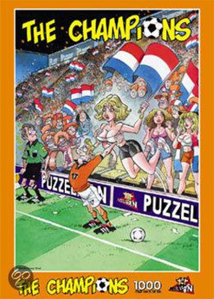 The Champions: Borsten-Ingooi - Legpuzzel - 1000 Stukjes