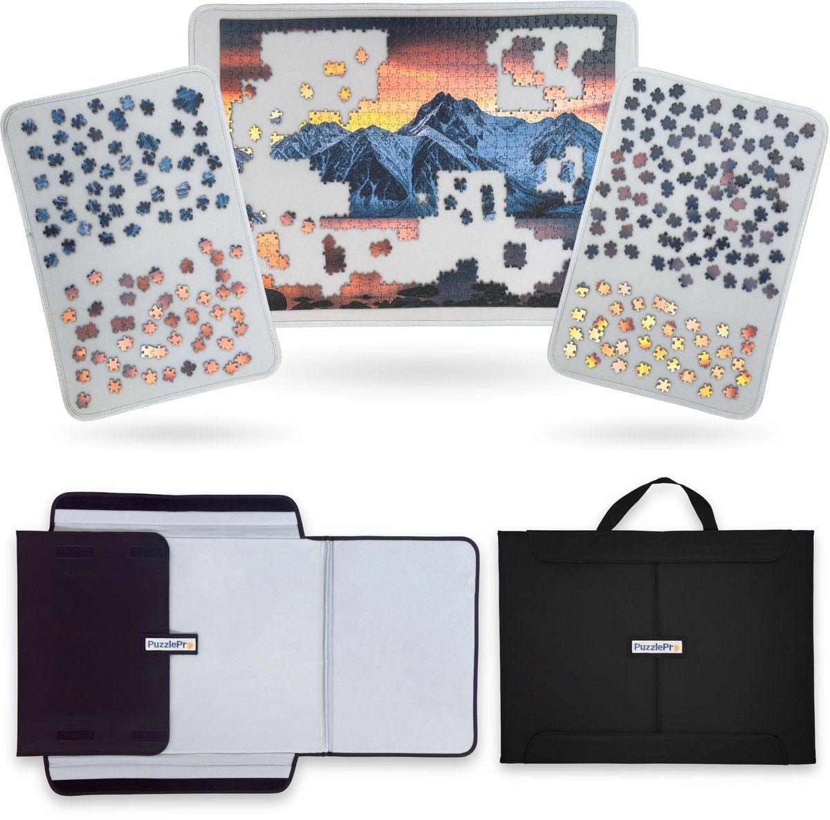   Puzzelkoffer (Lichtgewicht) - 1000 stukjes - 73x53cm -   - Portapuzzle - Puzzeltafel - Puzzelbord - Puzzelmat - Puzzelplaat - Puzzelplank