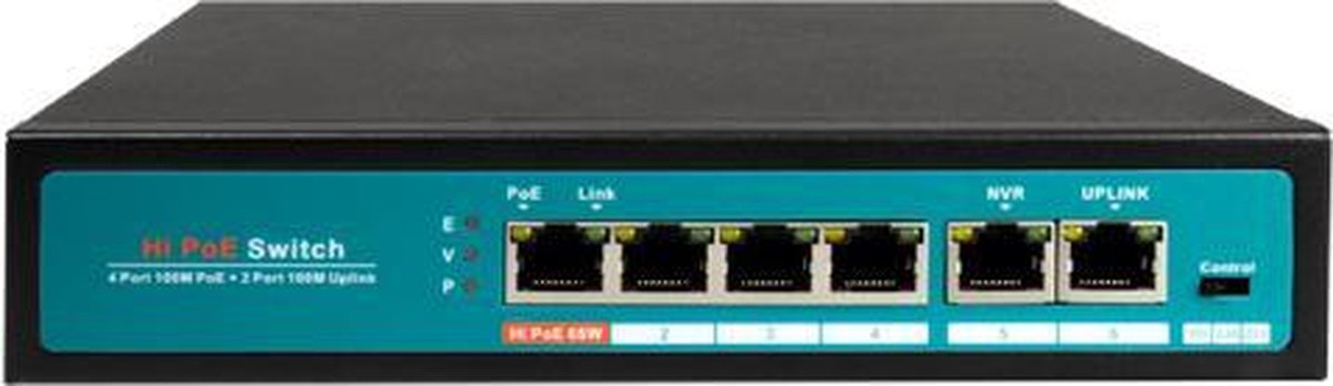 4ch POE Switch 65W