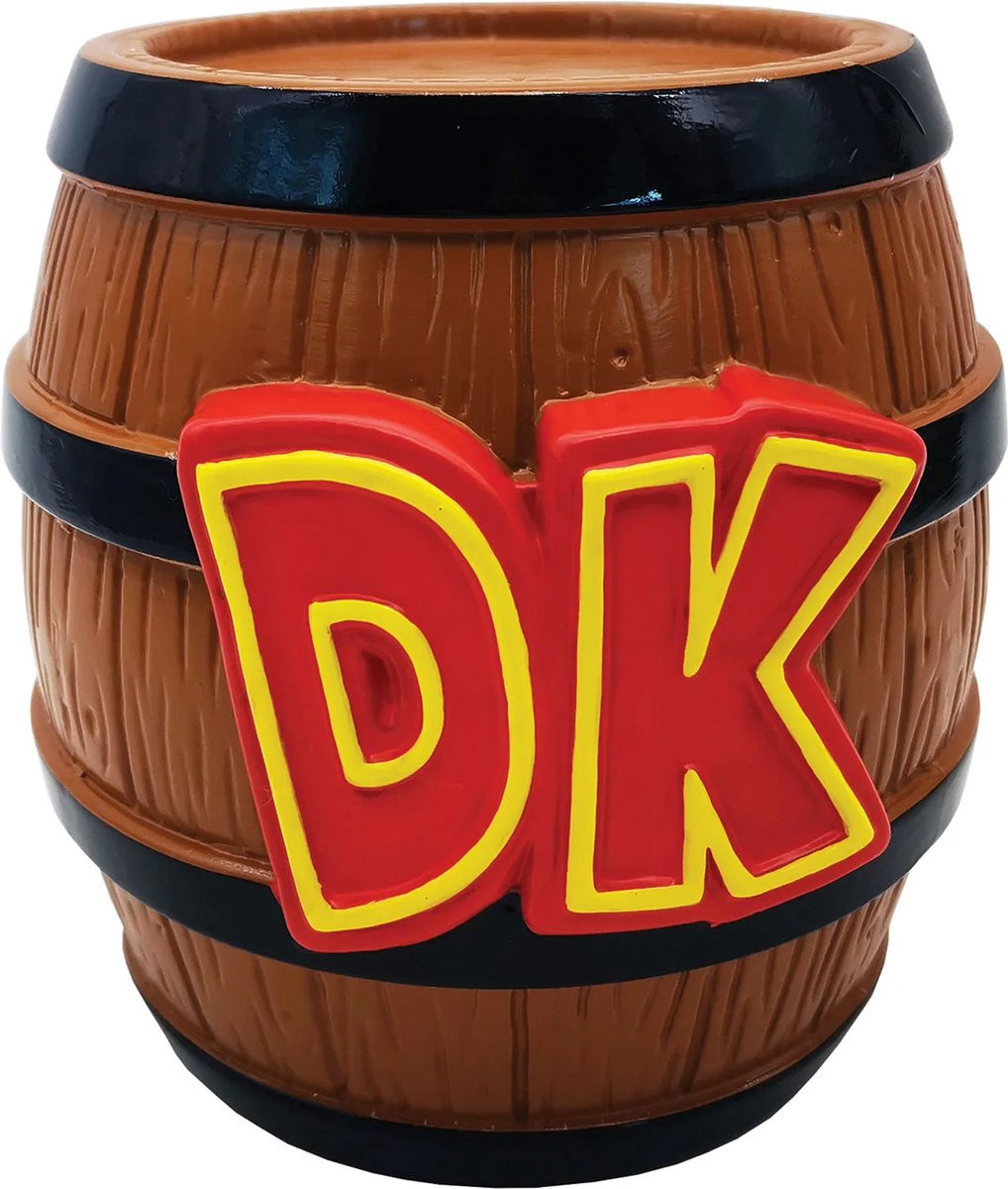 Donkey Kong - DK Barrel Shaped Money Bank