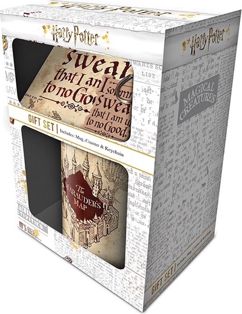 Harry Potter - Marauders Map Mug Gift Set (schade aan product)