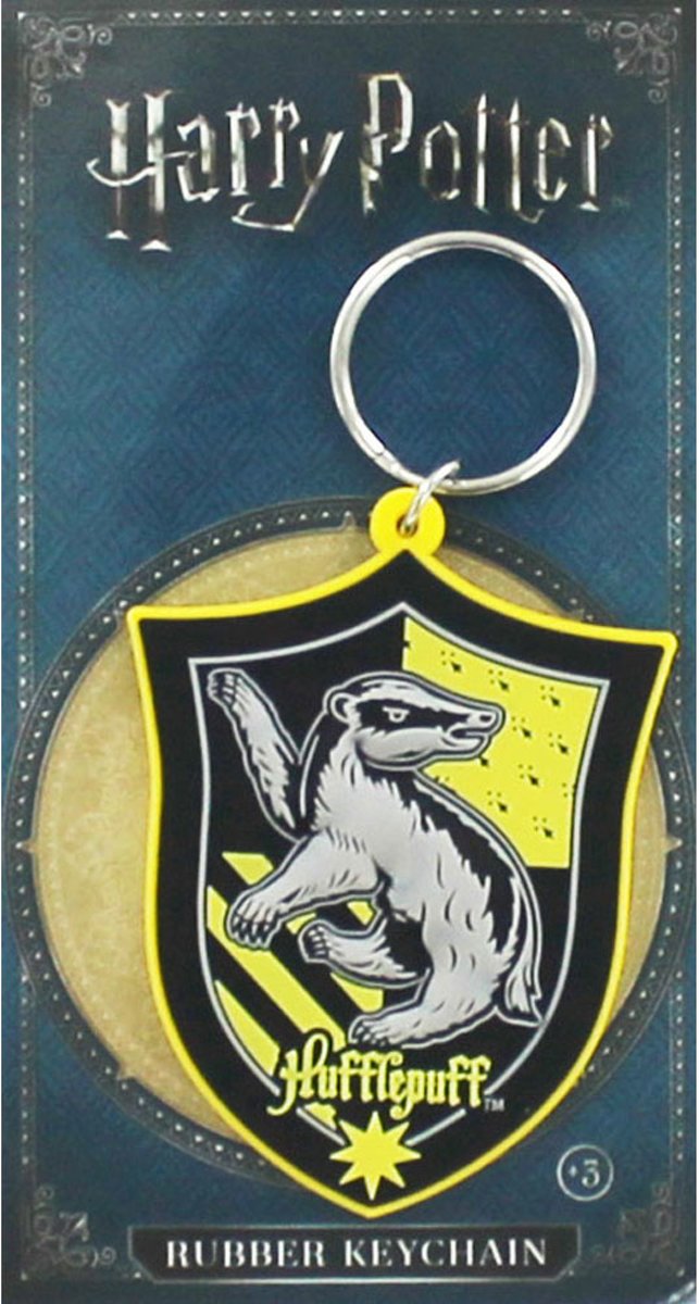 Harry Potter Hufflepuff Rubber Keychain Sleutelhanger