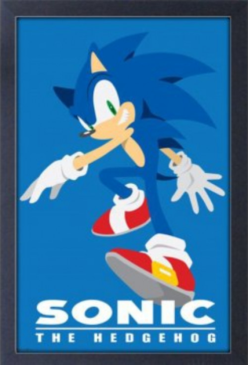 Sonic the Hedgehog Framed Print - Sonic the Hedgehog (46x31cm)