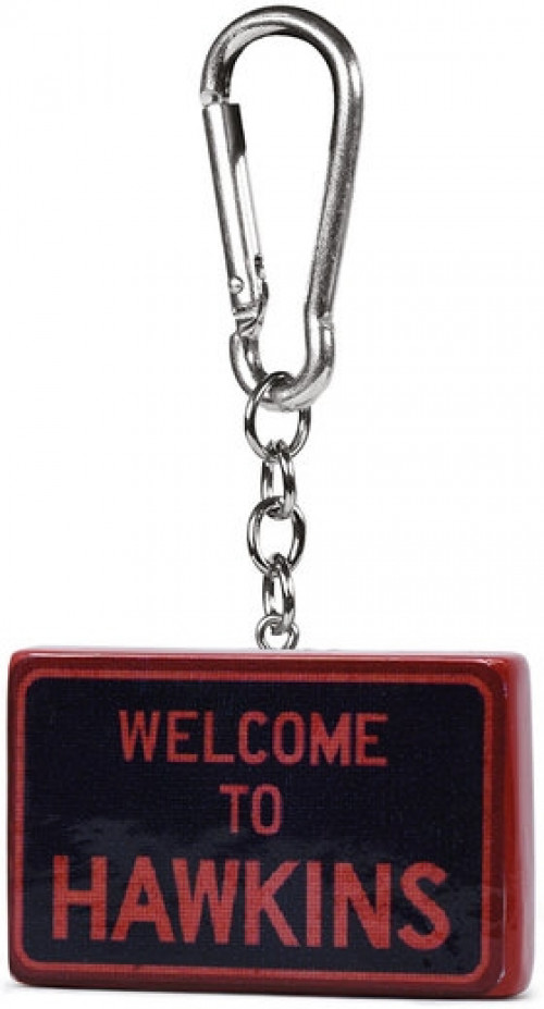 Stranger Things - Hawkins Sign 3D Polyresin Keychain