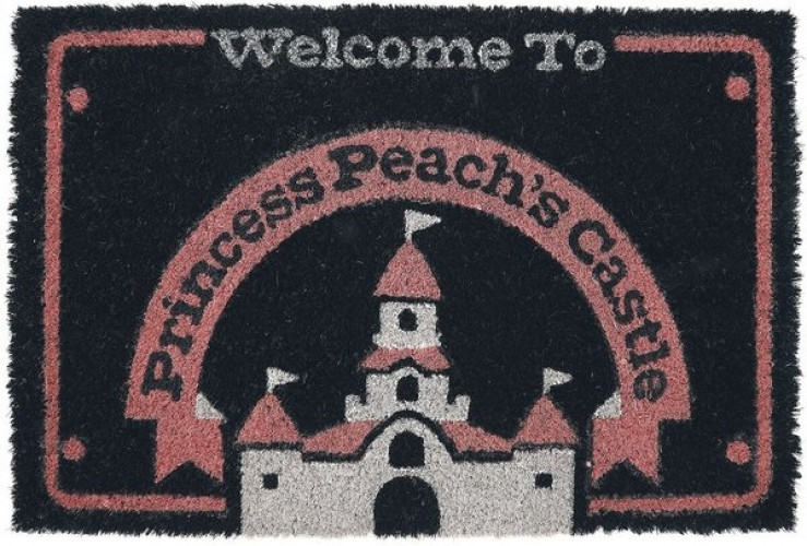 Super Mario Doormat - Peach\s Castle