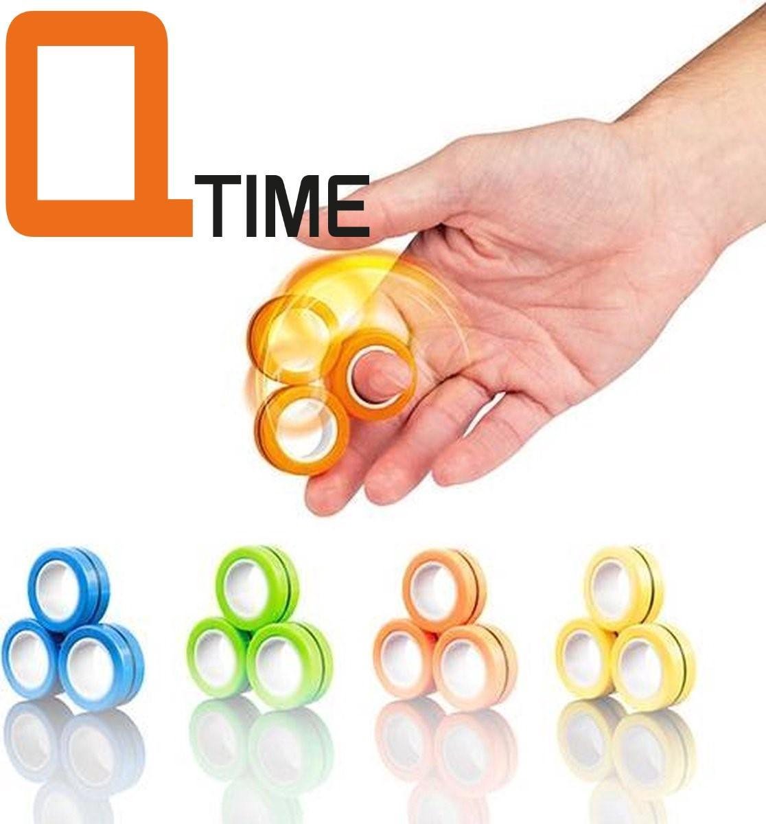 Magneet Vinger Spinner - Magnetische ringen - Finger Spinner - Spinner - Magneet Spinner - Fidget Magnet Spinner – Fidget toy