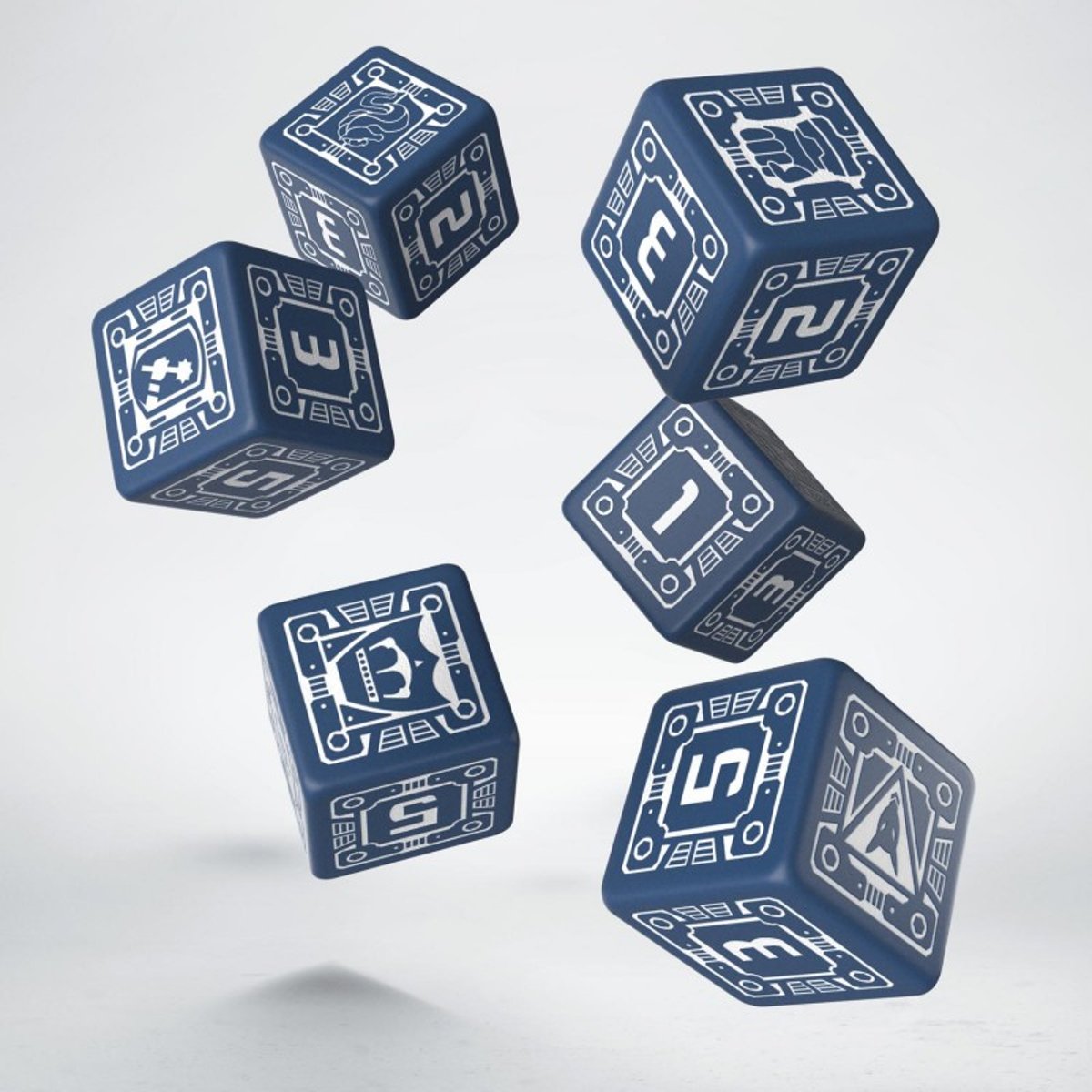 Battletech House Steiner D6 Dice set