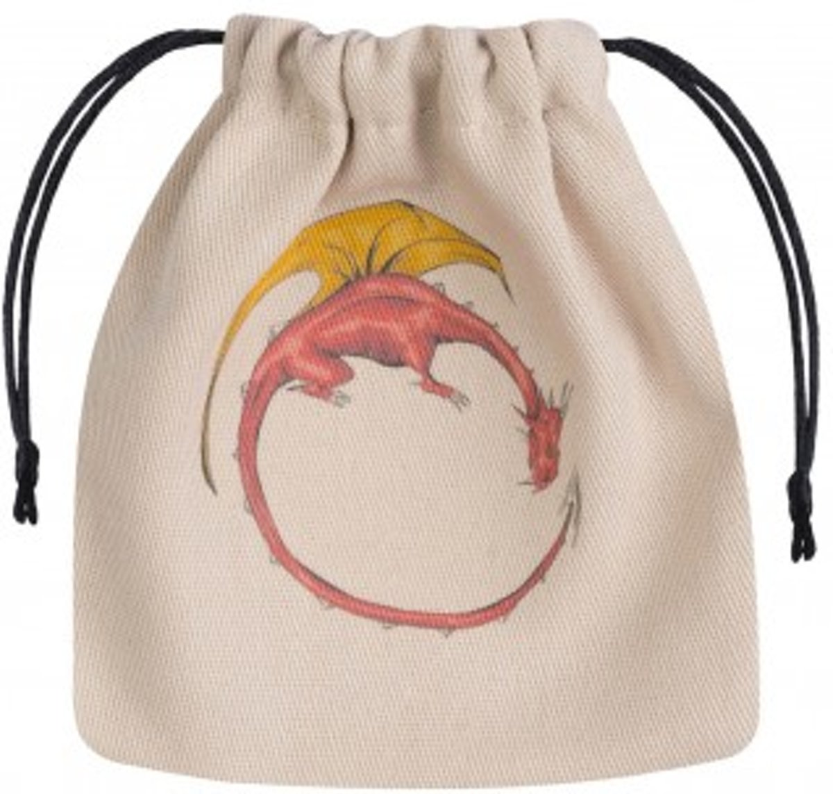 Dice Bag Dragon Beige & Multicolor  