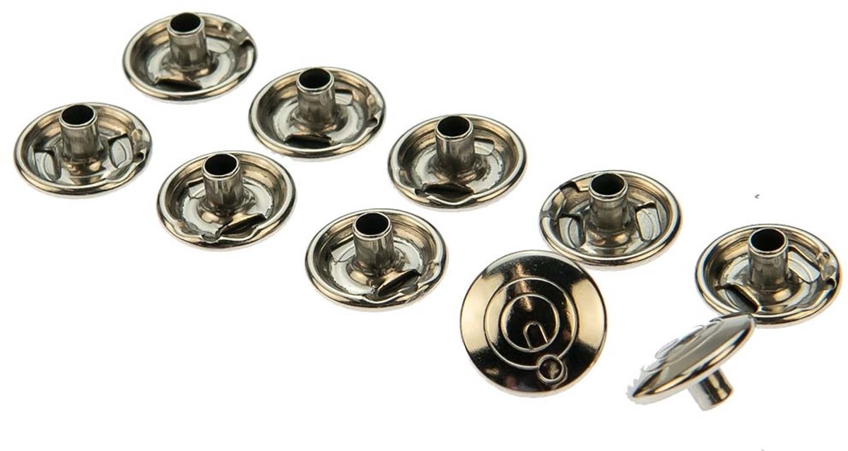 Afdekzeilwinkel - Q-Snap drukknoop Deel A Cap rvs 316