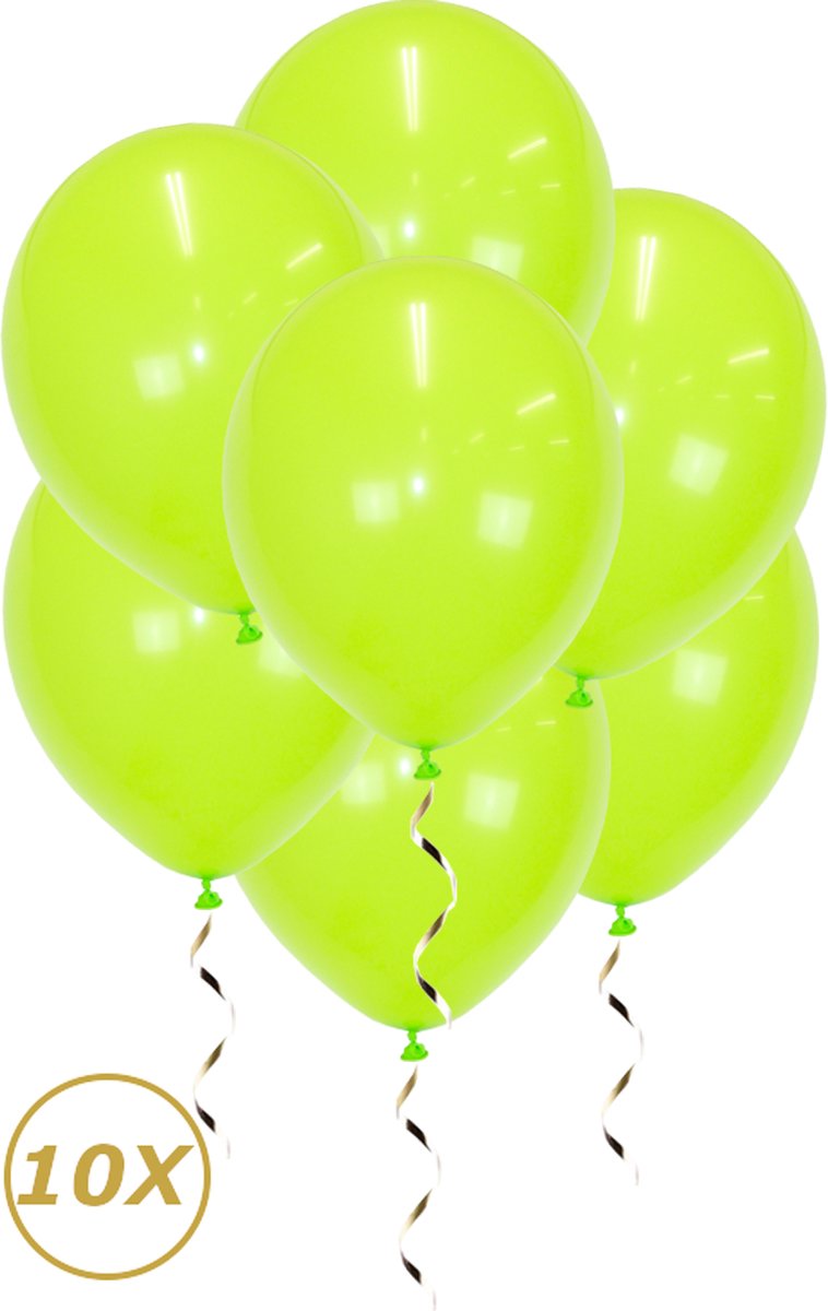 Groene Helium Ballonnen Versiering Verjaardag Versiering Feest Versiering Jungle Ballon Lime groen Decoratie 10 Stuks