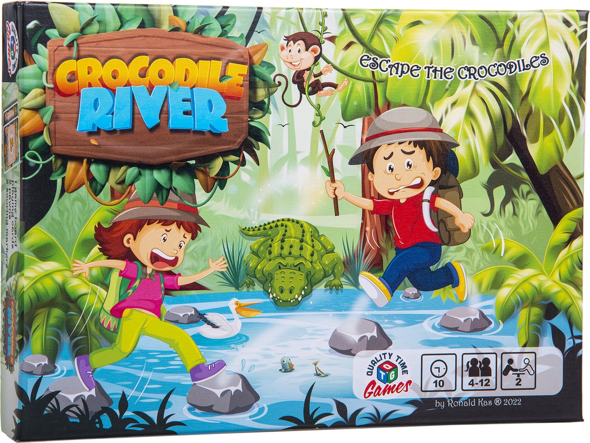 Crocodile River - Het leukste bordspel voor kinderen vanaf 4 jaar