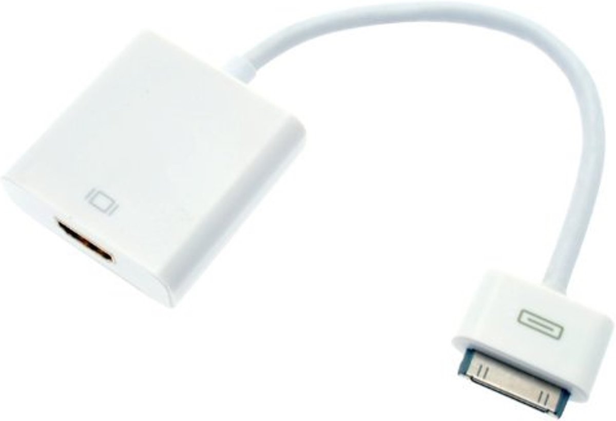 Apple iPad 1 ,2, 3 Dock Connector to HDMI HDTV 1080p Cable adapter