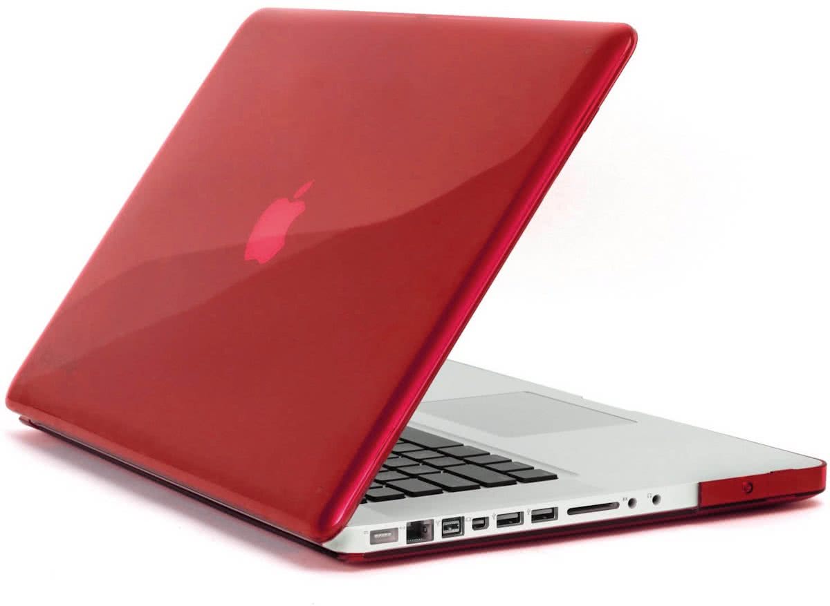 Hard Case Cover Laptop Hoes Rood Red voor Macbook Pro 13 inch 2016