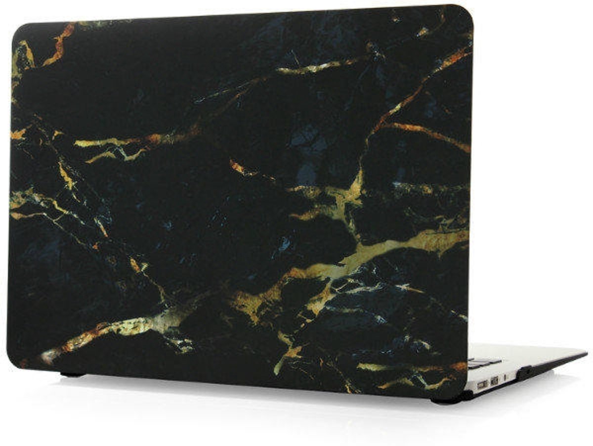 Hard Case Cover Marmer Zwart voor Macbook Pro 15 inch 4de generatie