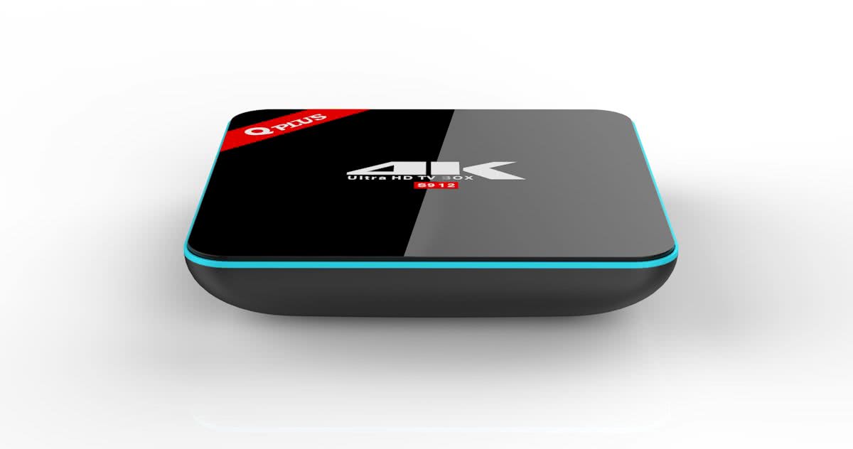 Q PLUS Android TV Box 3/32GB + Rii i8 zwart. Kodi XBMC & Android