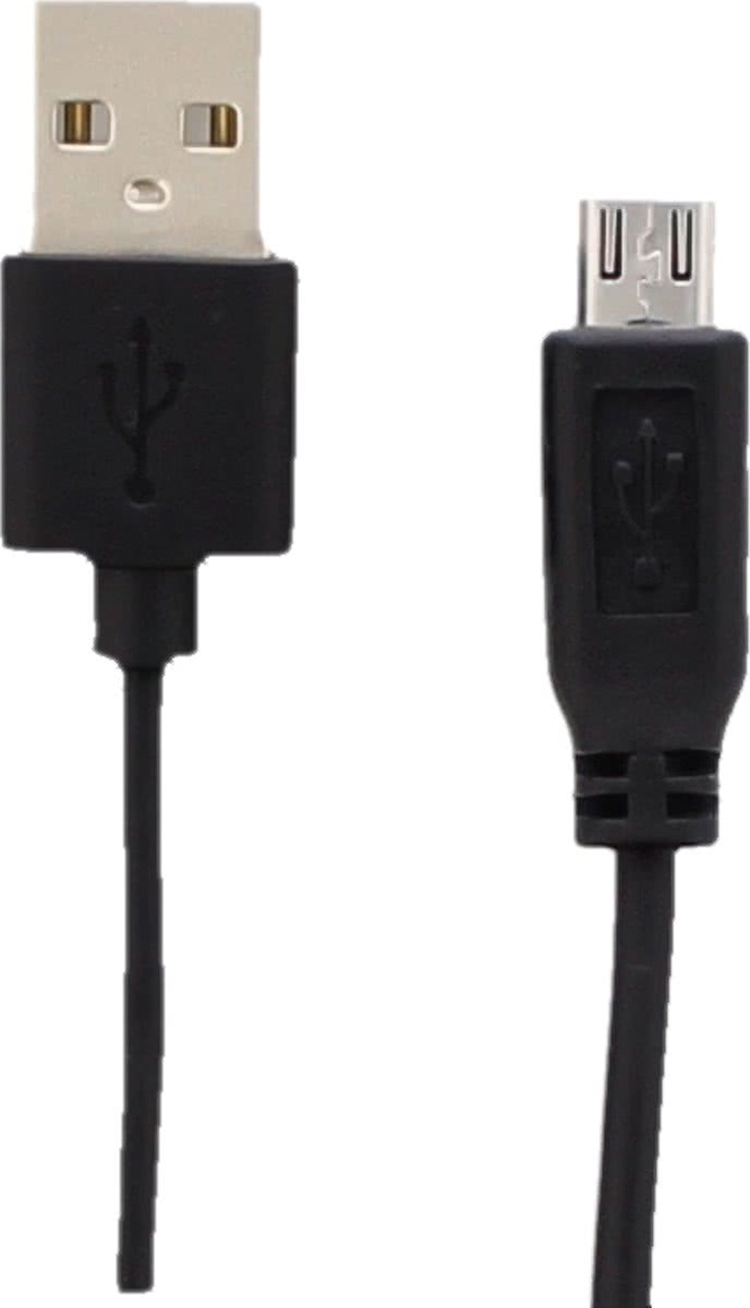 Qtrek QTRCBL00003 1.5m Mannelijk Mannelijk Zwart USB-kabel