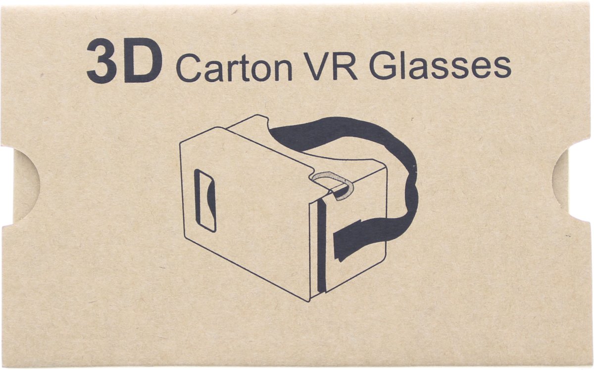 Qtrek VR Glasses Carton Brown