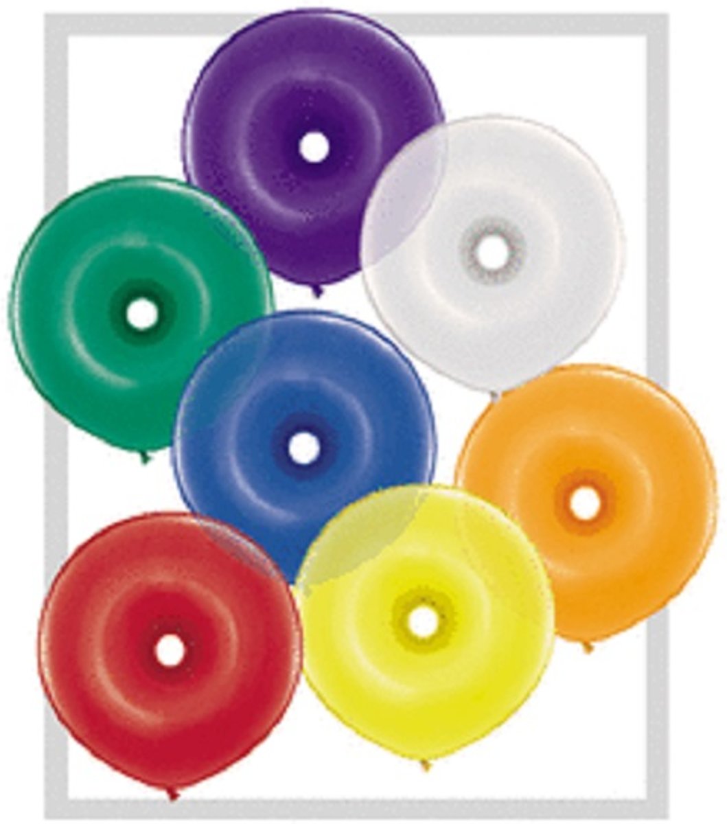 50 x donut ballon Geo Jewel - Assortie - 40cm