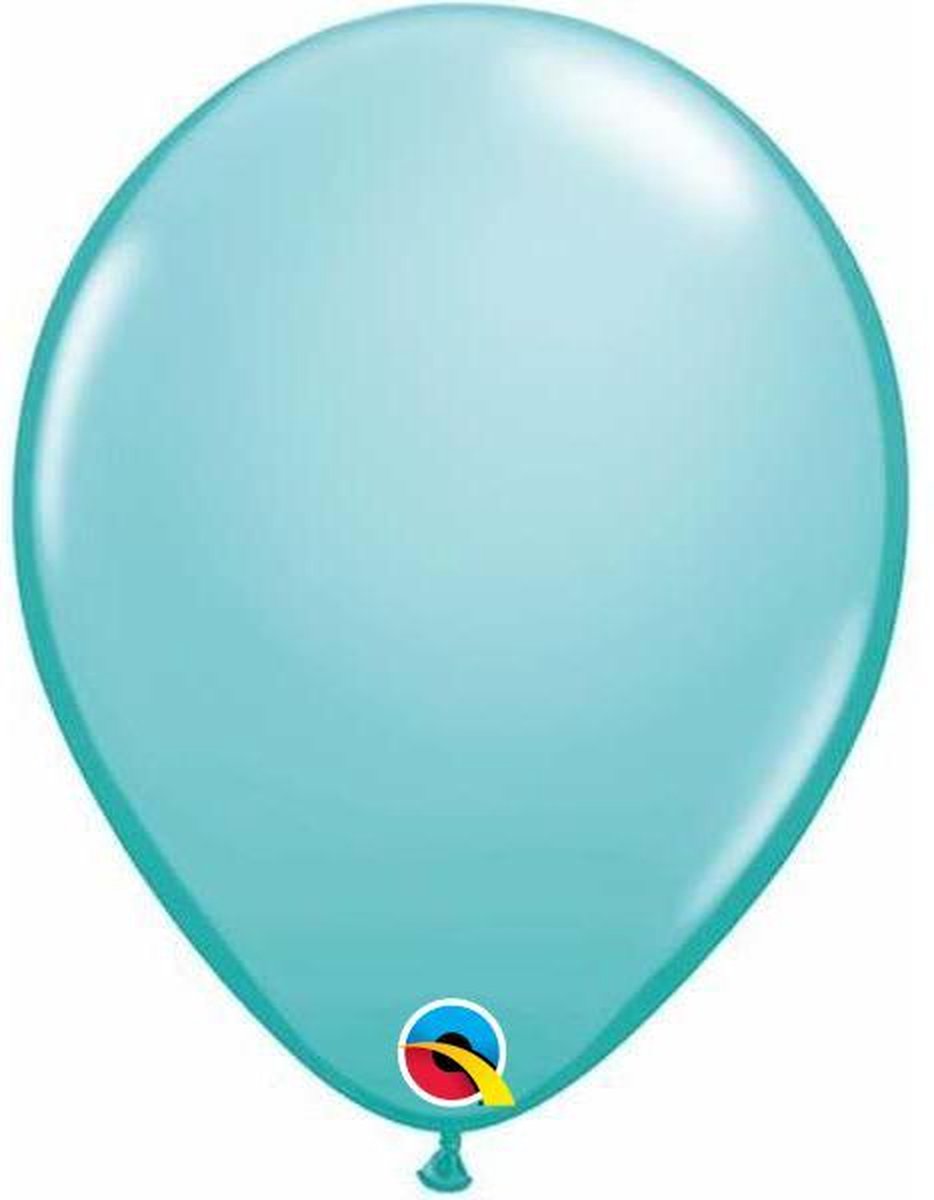 Ballonnen Caribbean blue 45 cm 50 stuks