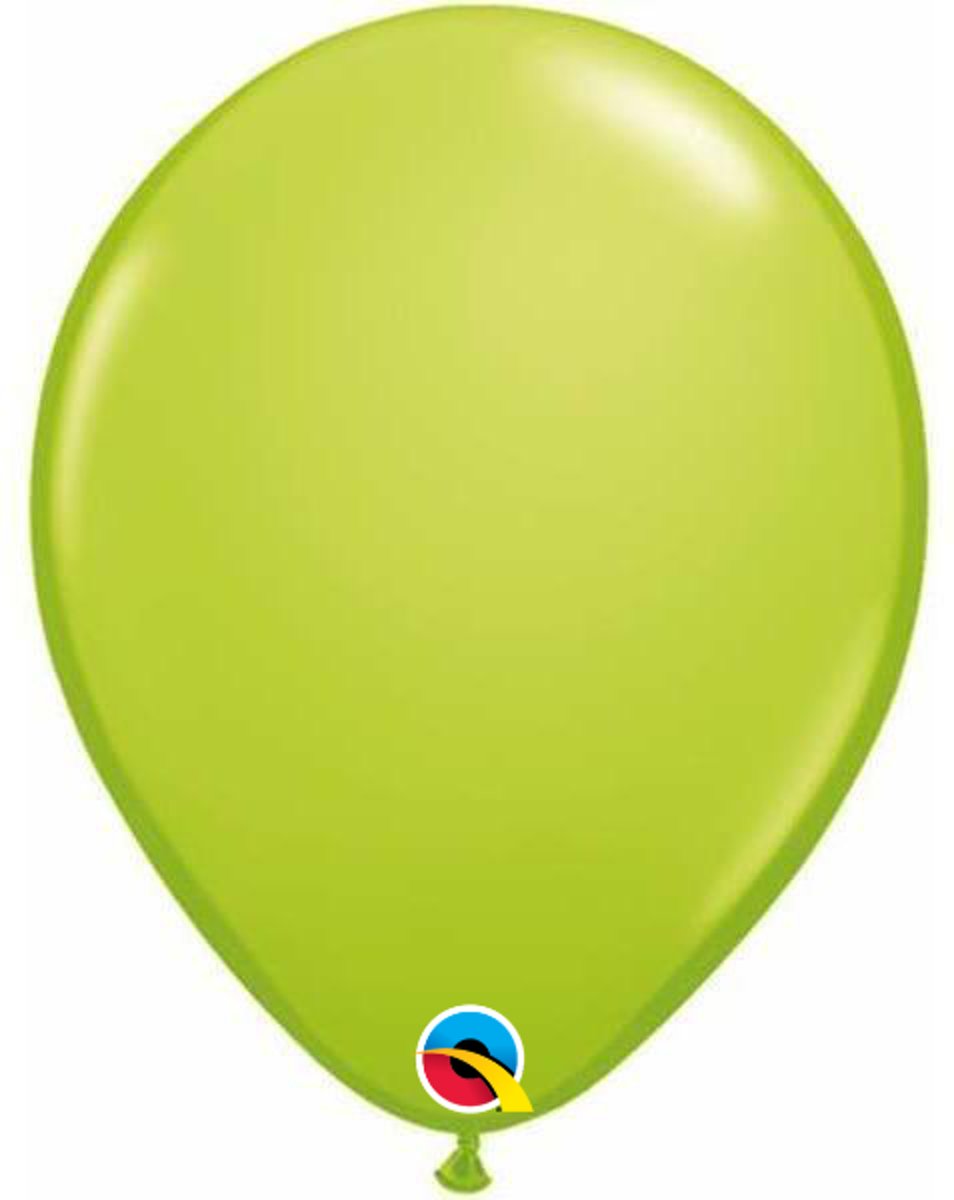 Ballonnen Lime Green Fashion 13 cm 100 stuks