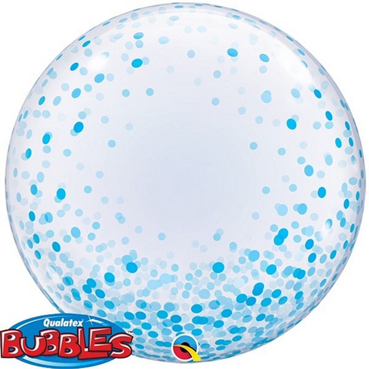 Deco Bubble confetti blauw