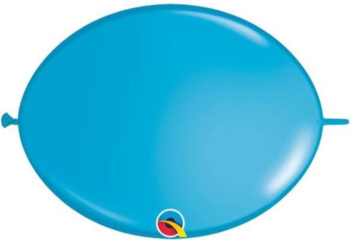 Doorknoopballonnen Quicklink Q6 Robins Egg 17 cm (50 stuks)