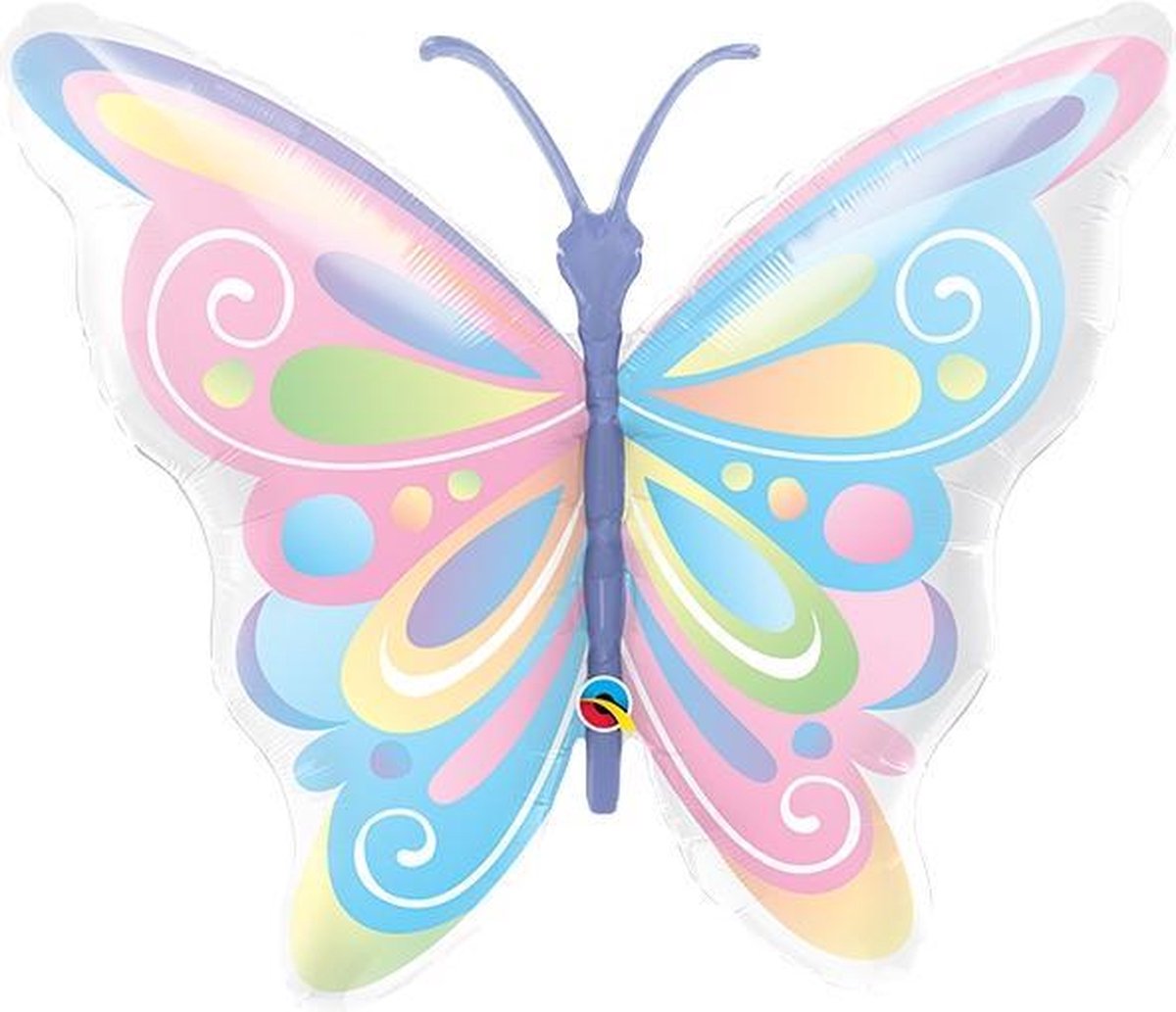 Folieballon Butterfly Pastel