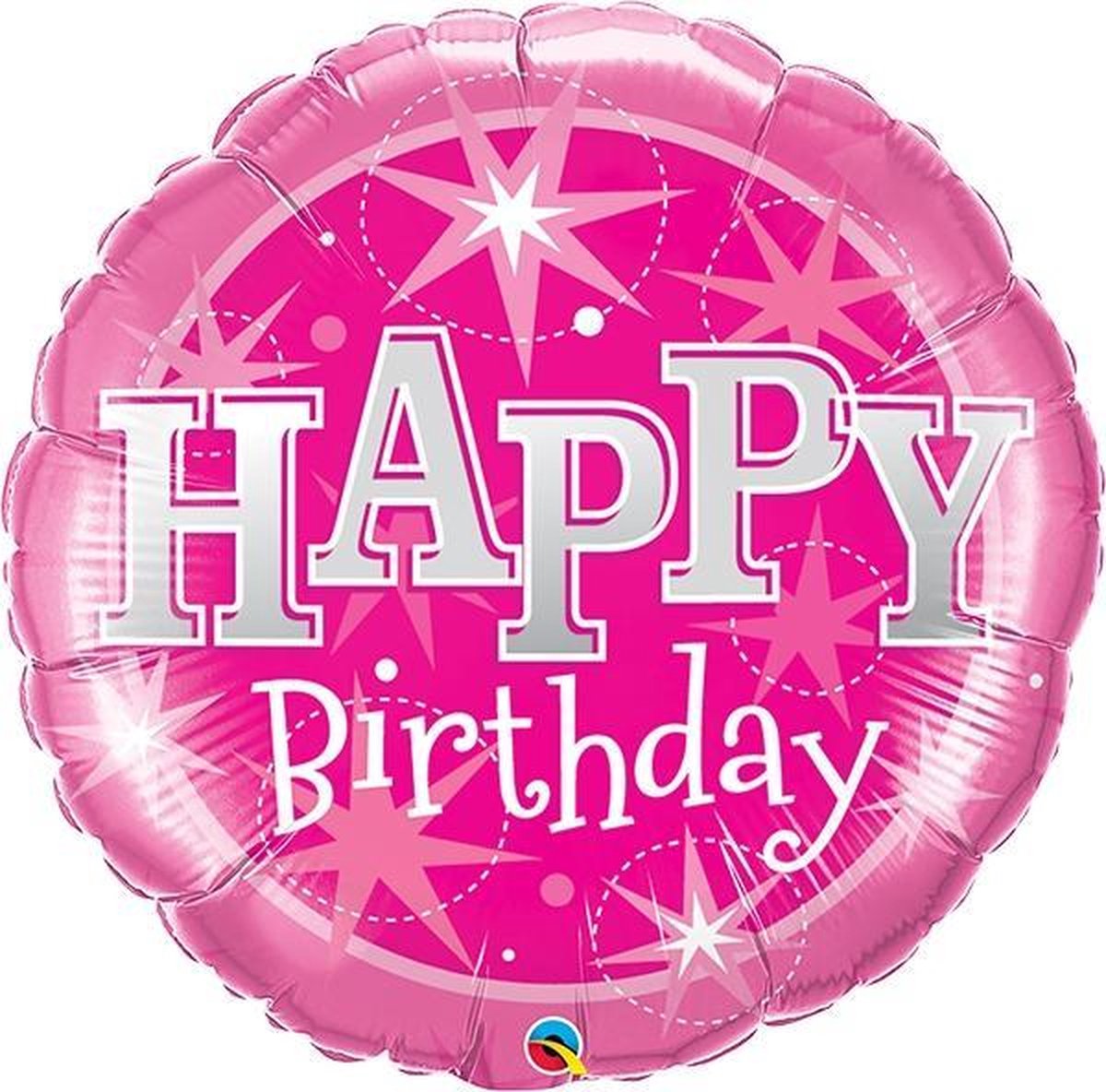 Folieballon SPARKLE Happy Birthday ROZE LARGE