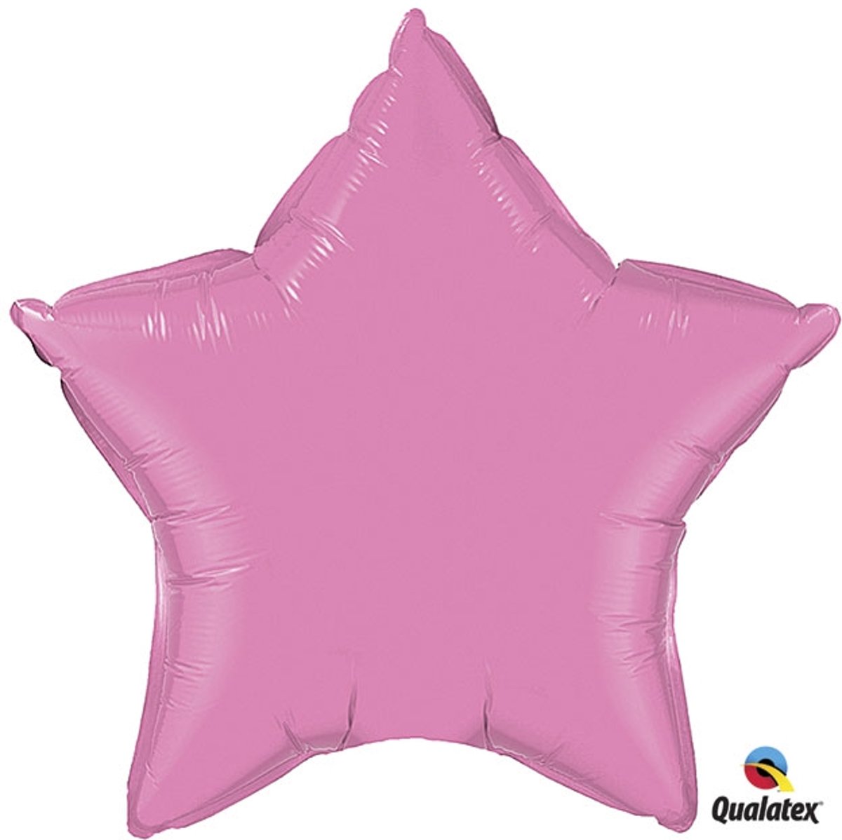 Folieballon Ster Mat Roze Small