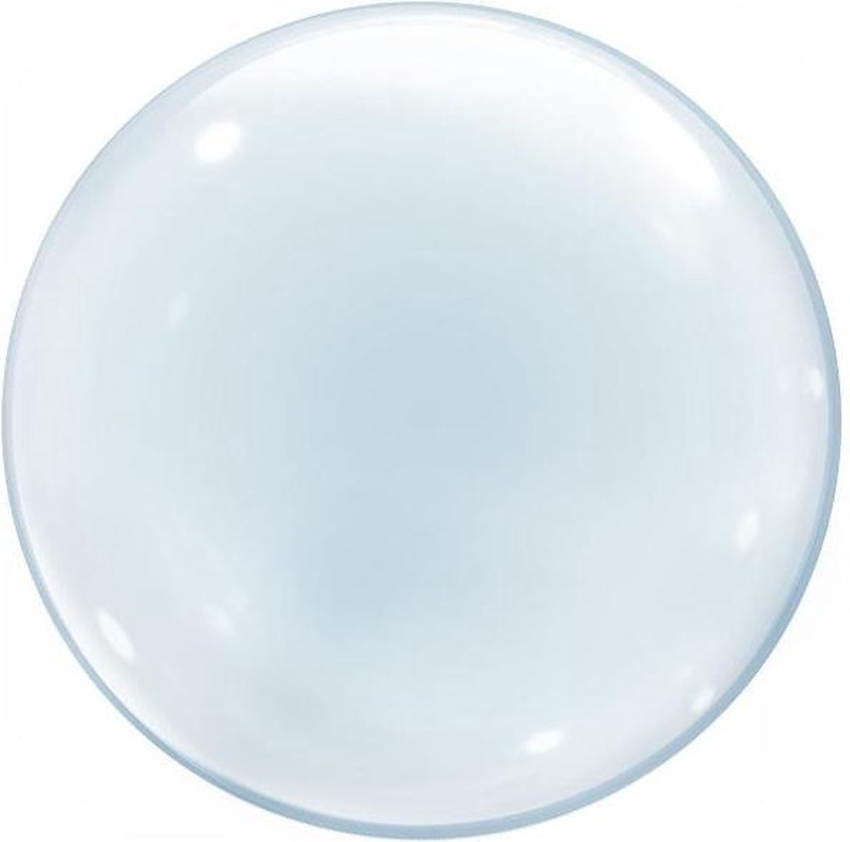 Qualatex Clear deco BUBBLE balloon - 24 inch Á 61 cm - Transparant