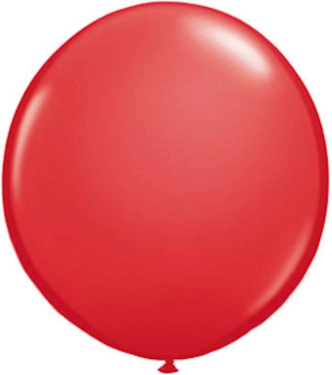 Qualatex mega ballon 90 cm rood