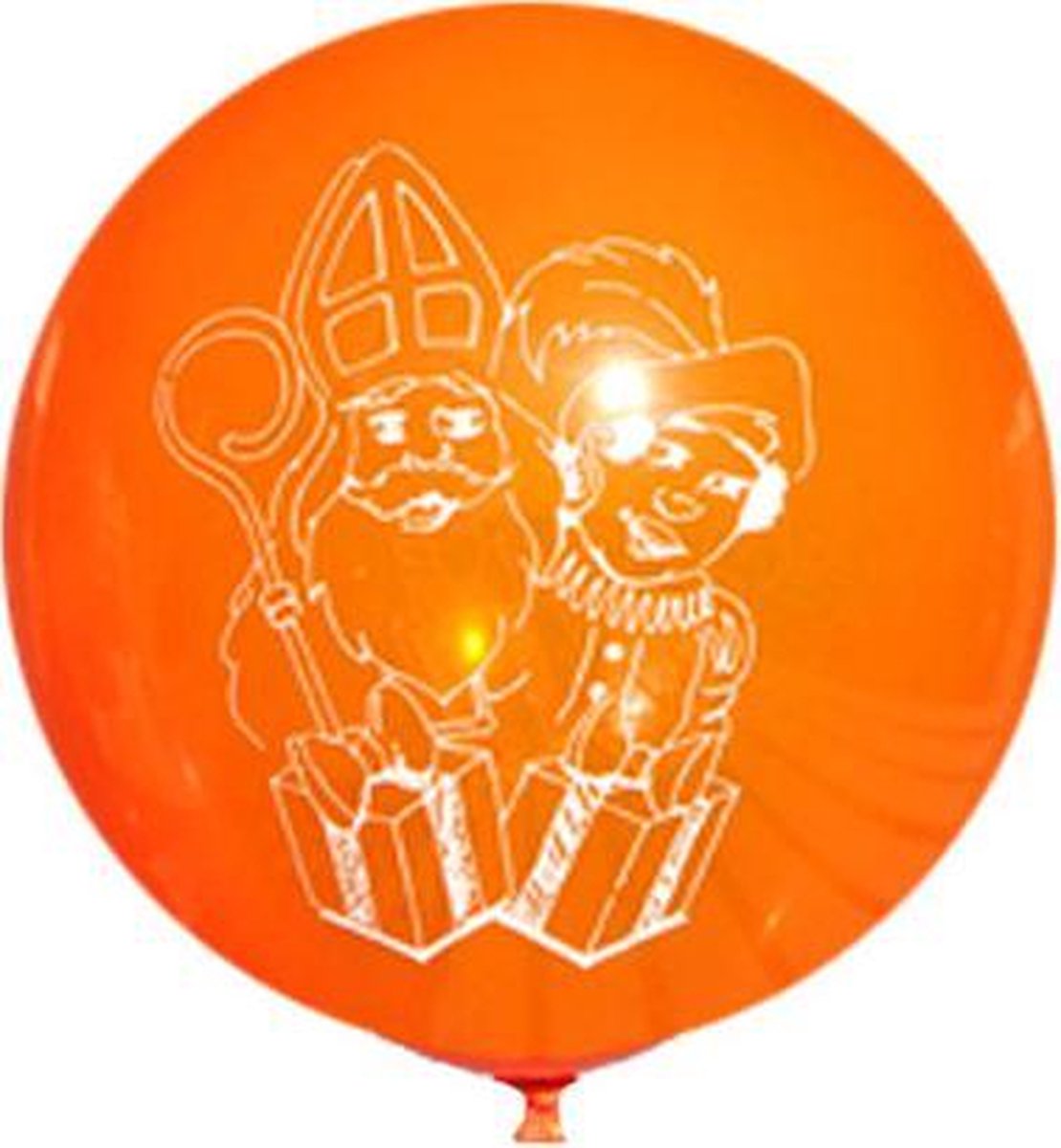 Sint & Piet Orange Latex Ballonnen  90cm  2pcs