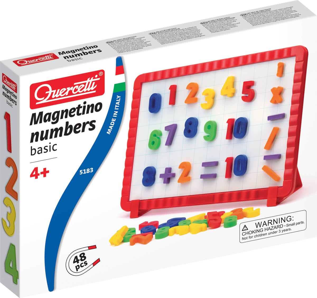 Quercetti Magnetic Set 48 Numbers