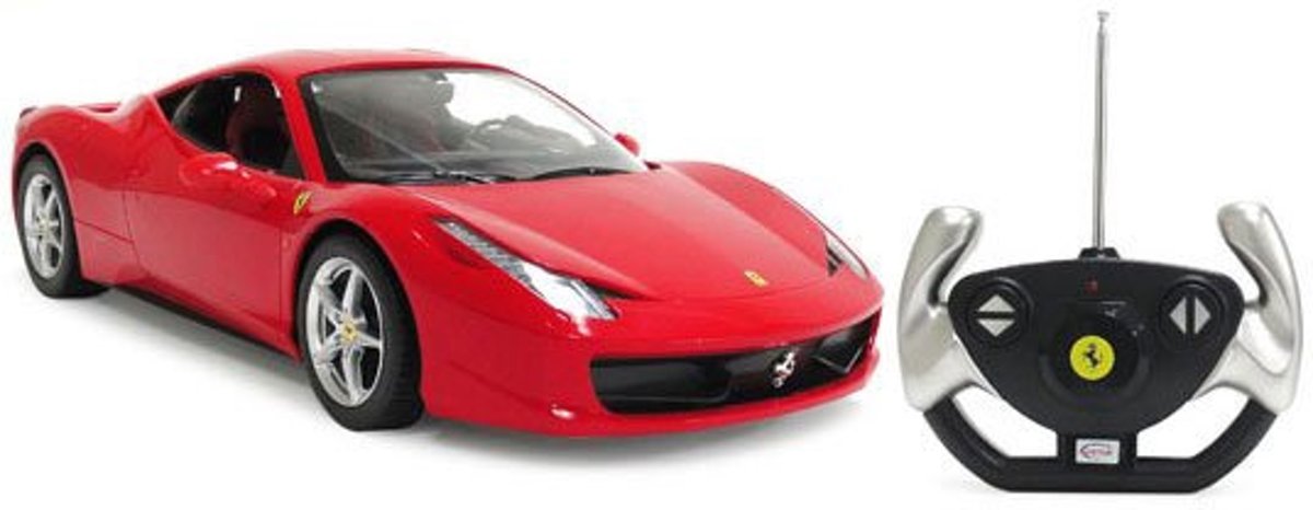 Jamara Ferrari 458 Italia 1:14 - Bestuurbare auto - Rood