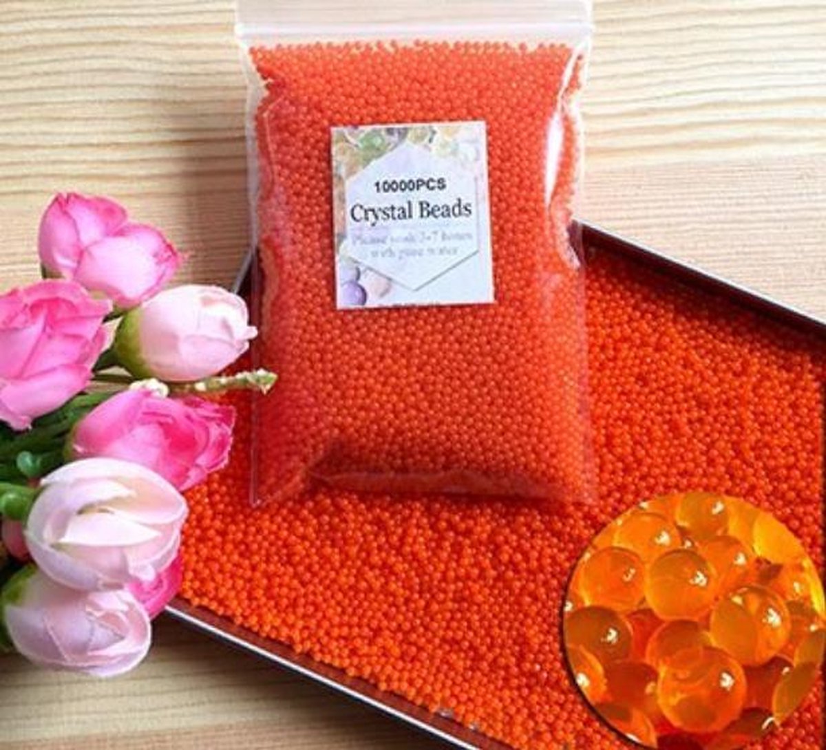 Waterkralen / Hydrogel / Aquabeads / Orbeez - Oranje - 10.000 stuks