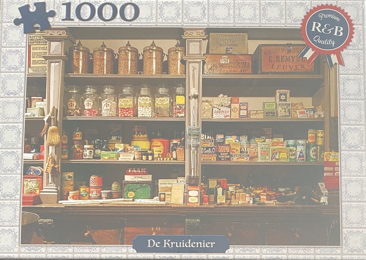 Puzzel - De kruidenier - 1000 stukjes - R&B Premium quality