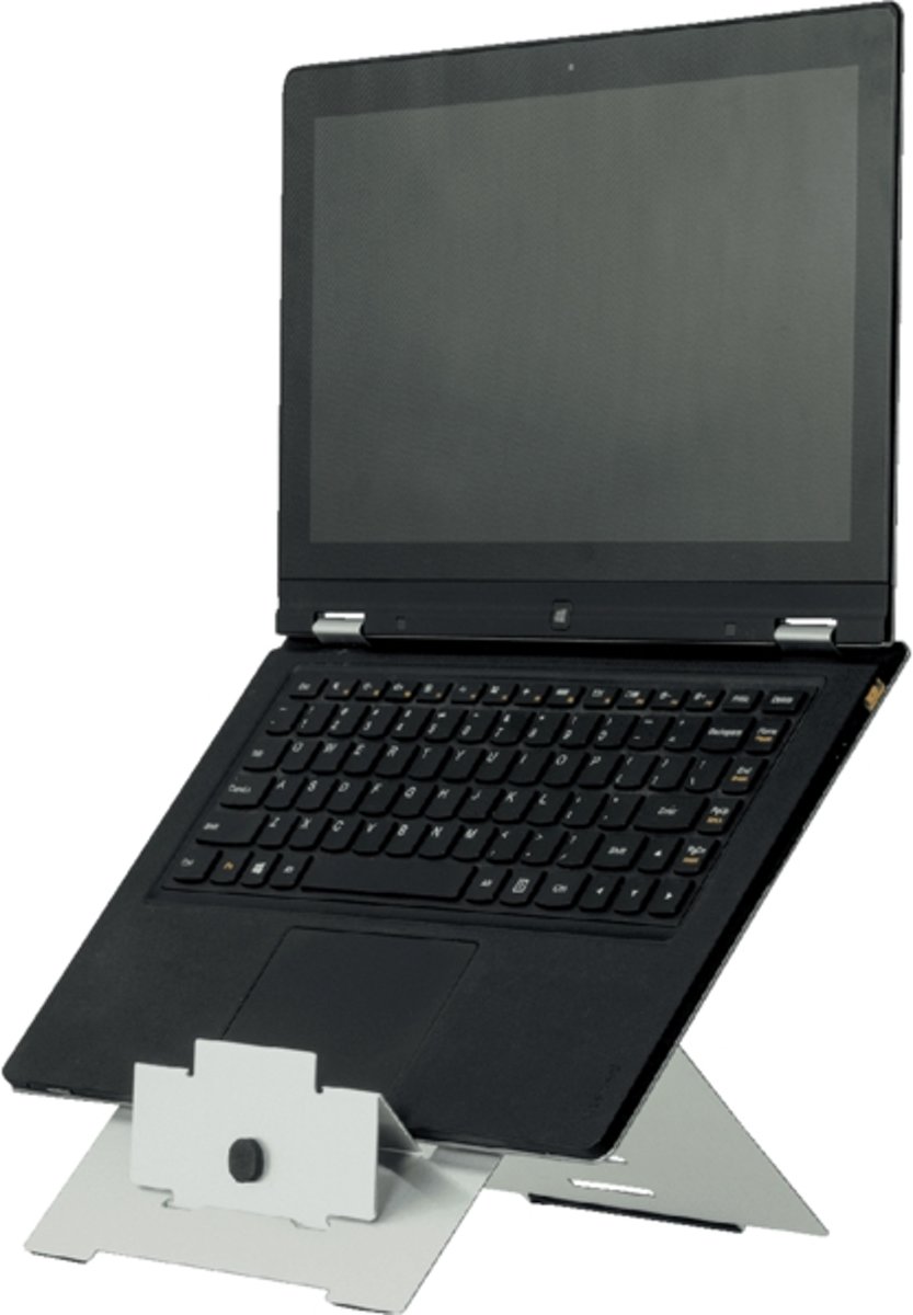 Laptopstandaard R-Go Riser Flex Zilver