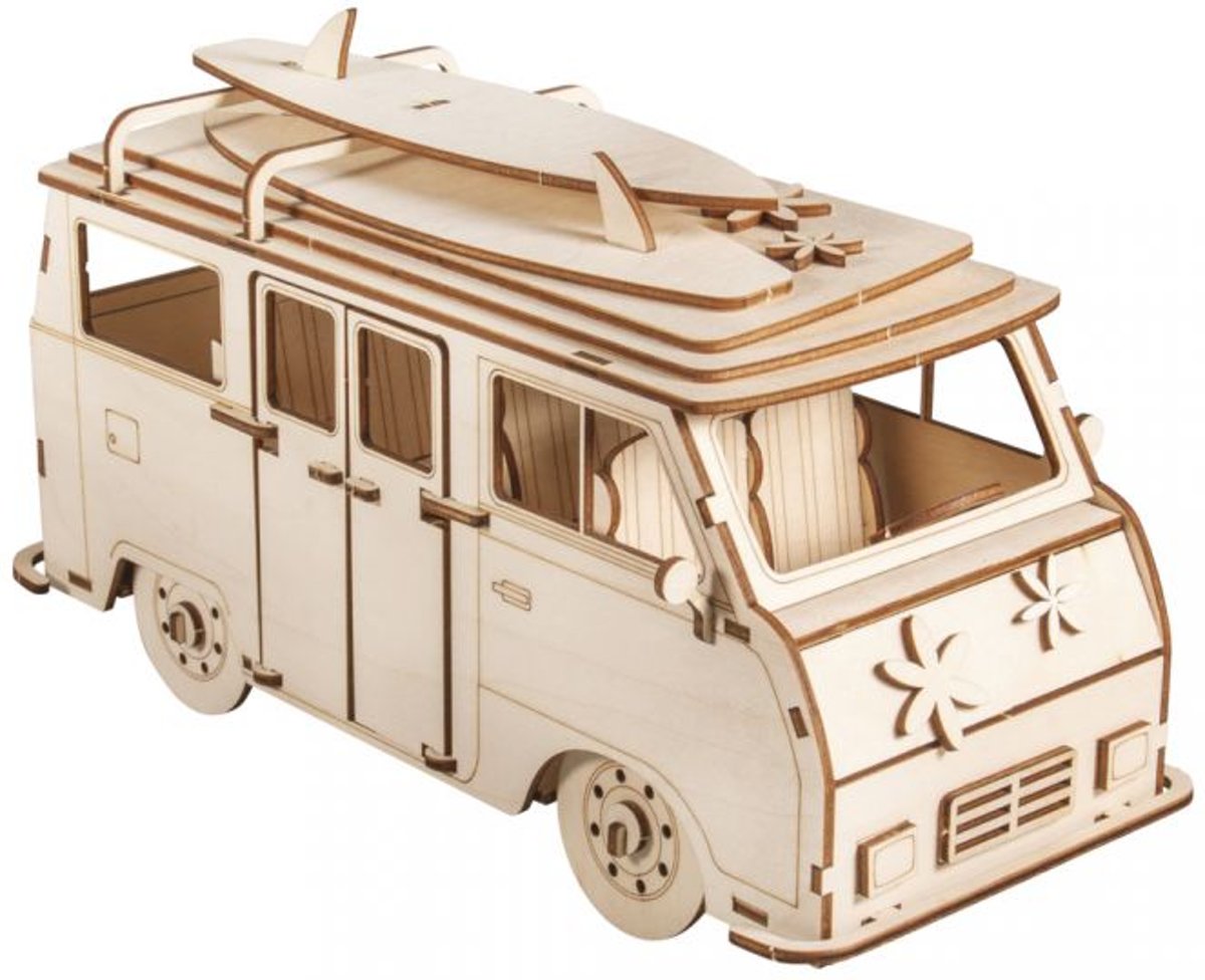 Bouwset 3D campingbus 879