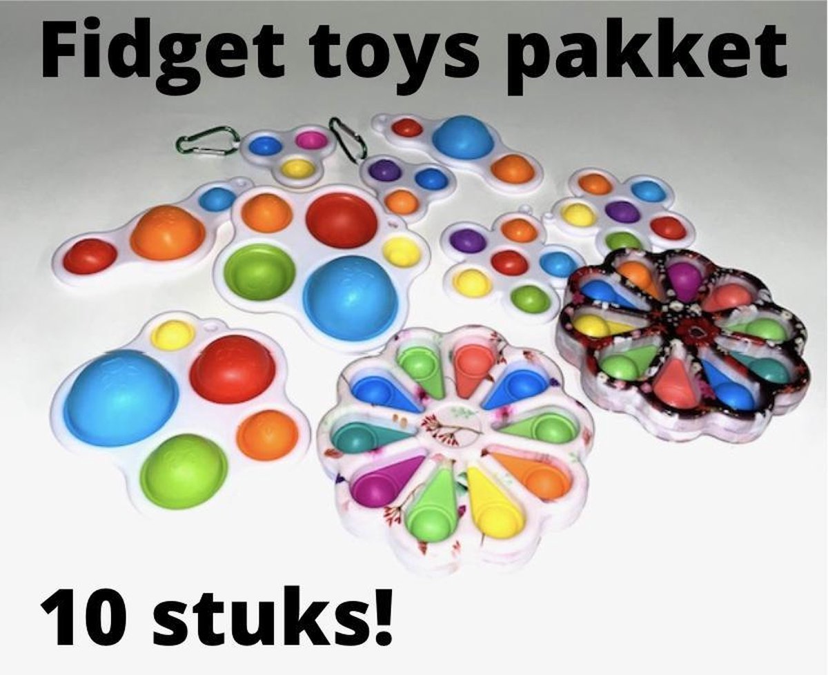 Fidget Toys pakket 10 stuks