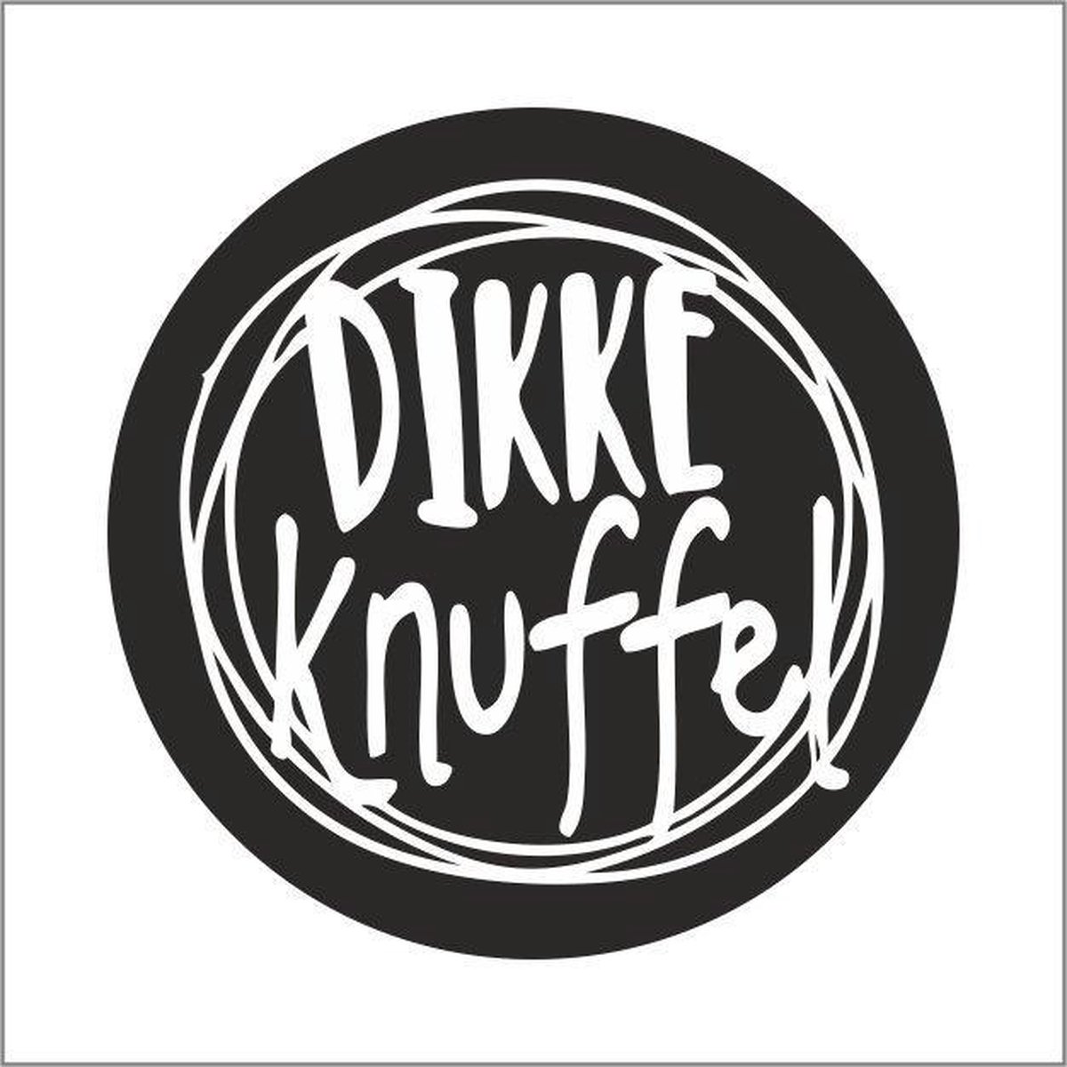 Dikke knuffel - stickers / wens etiketten