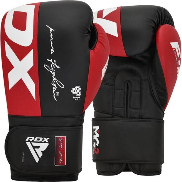 RDX Sports F4 Bokshandschoenen Sparring Kastanjebruin - 12 oz